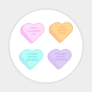 Galentine's Day Conversation Hearts Magnet